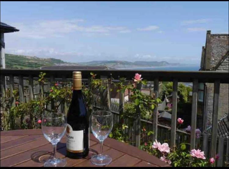 Fantastic Spacious House With Beautiful Panoramic Views Of The Bay Only A Few Minutes Walk From Beach Harbour And Restaurants This House Has 3 Bedrooms 3 Bathrooms And 2 Lovely Sitting Rooms Lyme Regis Exterior photo